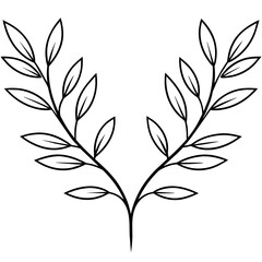 black and green leaves