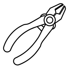 pliers isolated on white