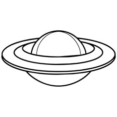 illustration of a ufo