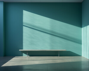 Hyper-realistic, 3D-rendered decorative pillows on a luxury bed, set against a solid color background, accents of sophistication,