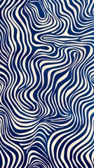 Fototapeta premium Blue and white background with wavy lines