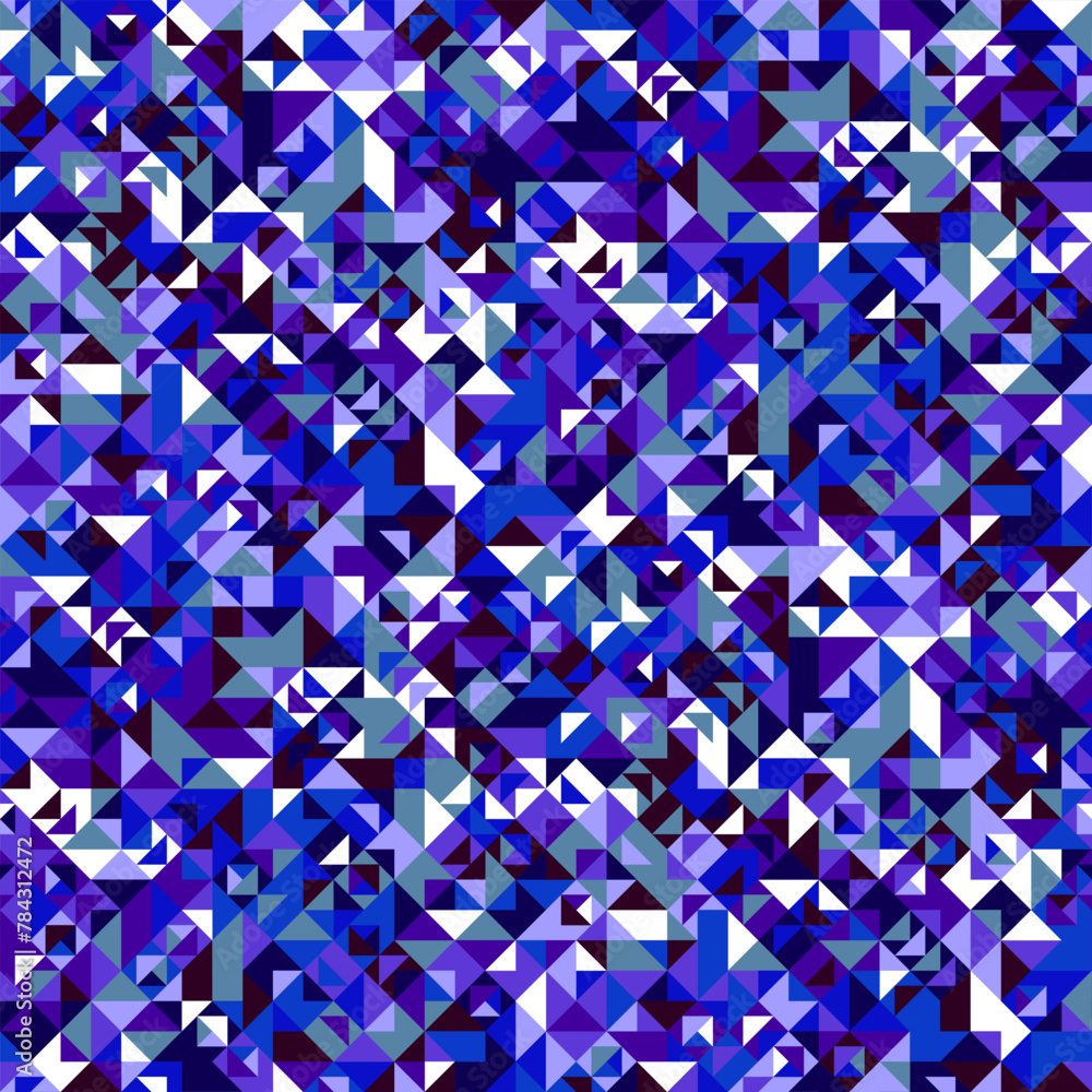 Poster geometrical triangle pattern background - abstract vector graphic design from colorful triangles