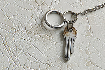 Rusty Key on a Chain: Unlocking Memories of Home Security