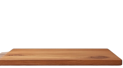wooden table template isolated on transparent and white background.PNG image.