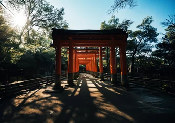 Rolgordijnen Torii gates have been part of Japanese culture for centuries. © 和正 住原