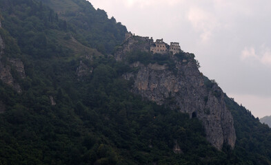 Located in Trabzon, Turkey, the Kustul Monastery was built in 752.