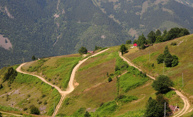The plateaus in Trabzon, Turkey, are quite beautiful.