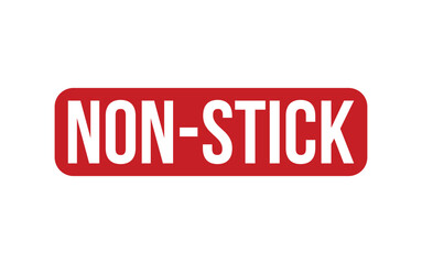 Red Non Stick Rubber Stamp Seal Vector