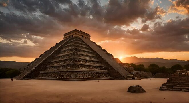 Pyramid of the Aztec empire.