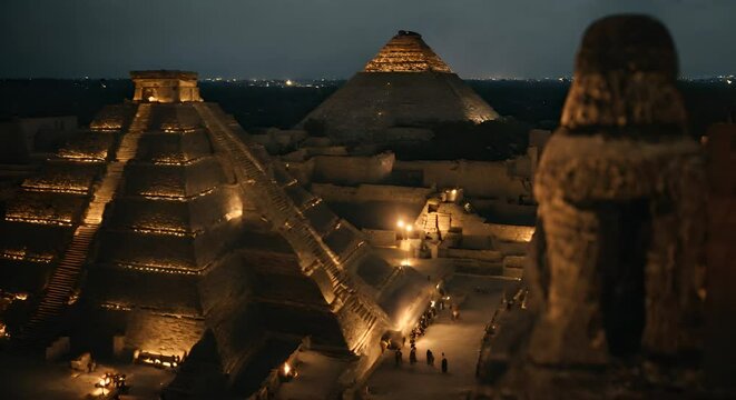 Pyramid of the Aztec empire.