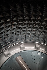 Interior texture and pattern of a top-load washing machine
