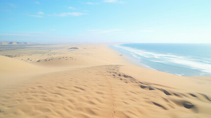Fototapeta na wymiar desert sand dunes.