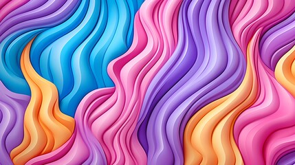 Colorful Abstract Wavy Texture Vibrant Dynamic Fluid Artistic
