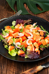 Seafood green papaya salad, clean diet food - 784335839