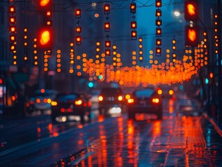 Fototapeta premium city lights