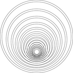 outlines black and white circle 