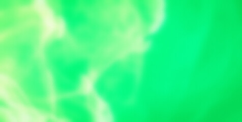 Luminous Green Abstraction: Contemporary Glassy Background