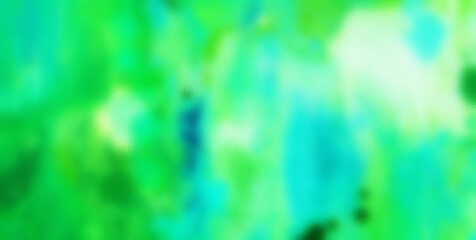 Luminous Green Abstraction: Contemporary Glassy Background