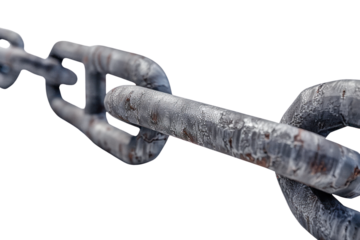 Blockchain is being used for stock trading ,Isolated on a transparent background.