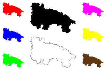La Rioja (Kingdom of Spain, Autonomous community) map vector illustration, scribble sketch La Rioja map