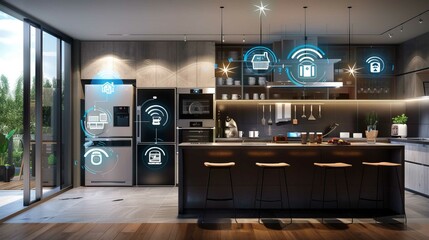 Experience the Future: Smart Home Revolution Unleashed - obrazy, fototapety, plakaty