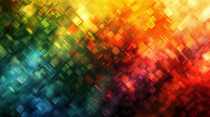 Illustration colorful blurred bokeh  background, Generative AI