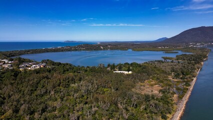 Beautiful view of a small lake at North Haven