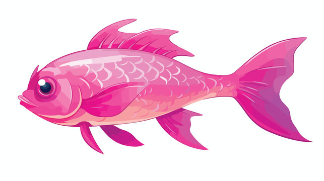 A large shiny pink fish. Scleropages Jardini. .. 2d