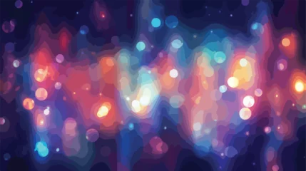 Poster Abstract modern blurry bokeh lights background Eps © iclute
