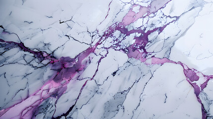 Purple marble pattern, white and violet abstract texture background