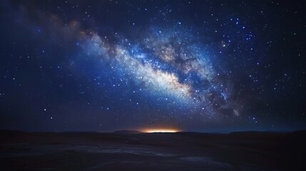 Fototapeta na wymiar photo of Milky Way, our galaxy