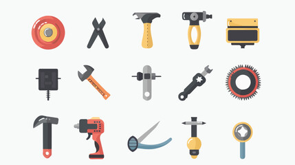 Tool icon design vector illustration eps10 graphic flat