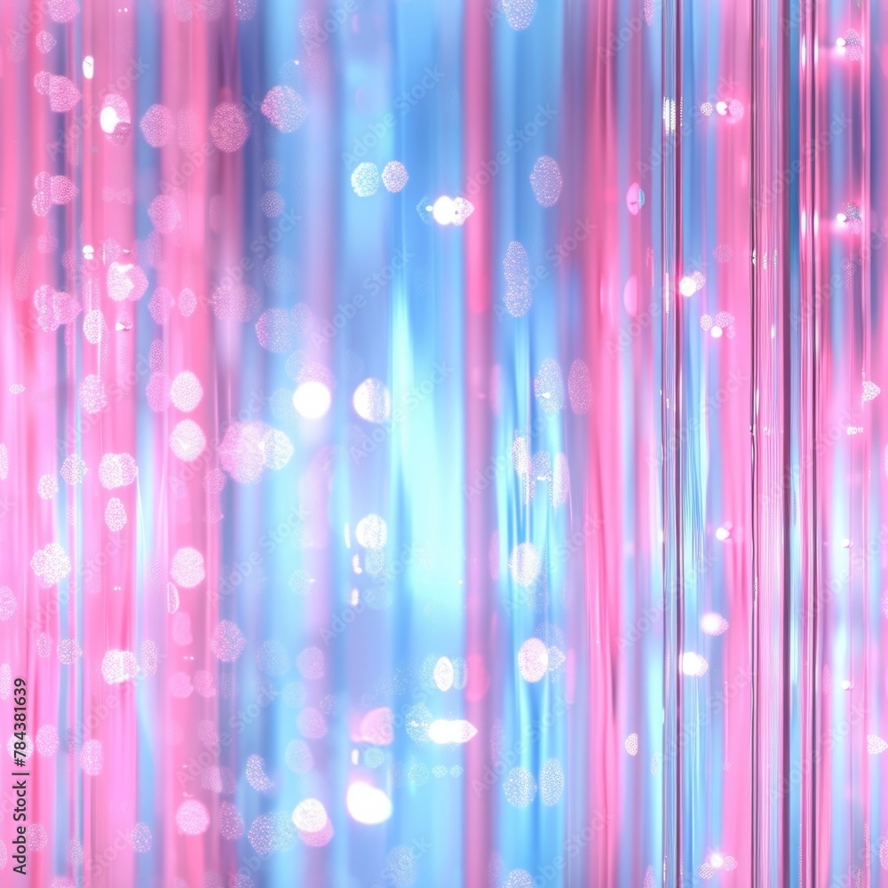 Poster A vibrant pink and blue background with an abundance of lights. Perfect for adding a pop of color to your designs