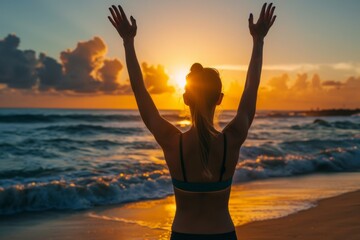 Fototapeta premium Embracing the Freedom of the Horizon