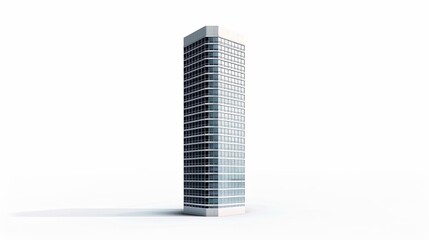 office building isolated on a white background