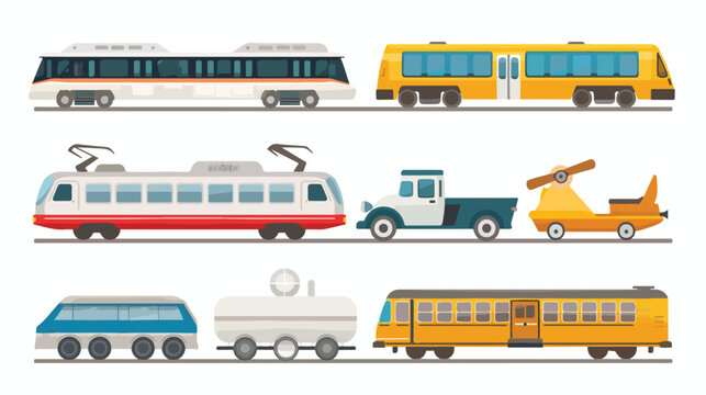Transportation icon design flat vector isolated on white
