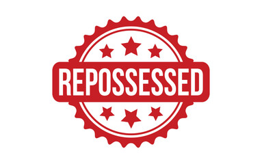Repossessed rubber grunge stamp seal vector