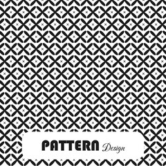 Beautiful pattern design with black color