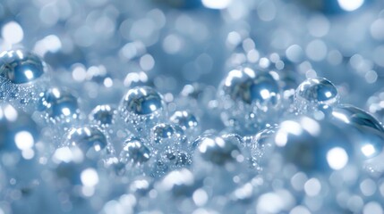 Detailed close up of water droplets, perfect for nature themes