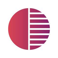 shadow flat gradient icon