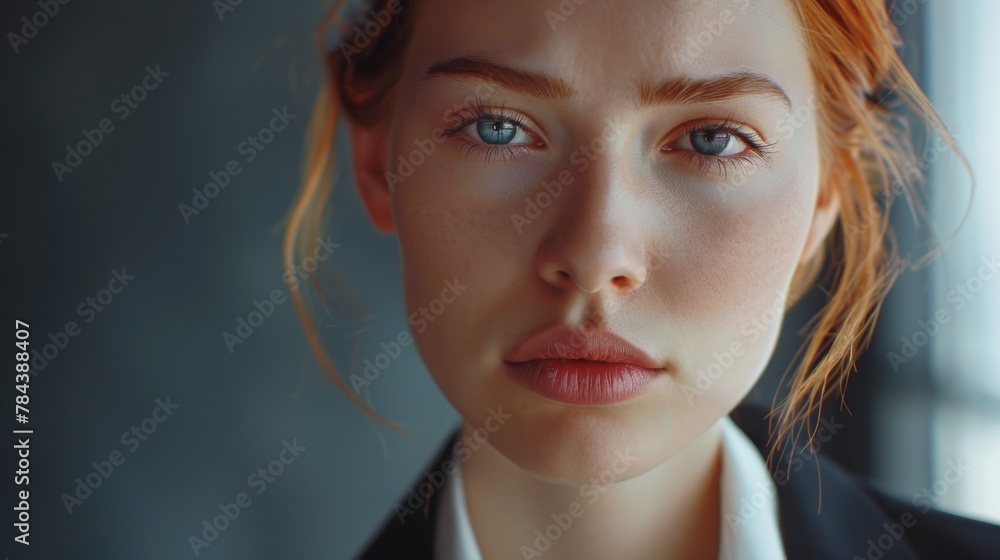 Poster close up of a person in formal attire, suitable for business concepts