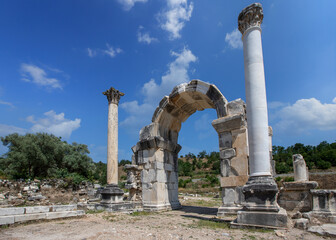 Stratonikeia Ancient City. Stratonikeia, in Muğla; It is in Eskihisar Village, 7 kilometers west...