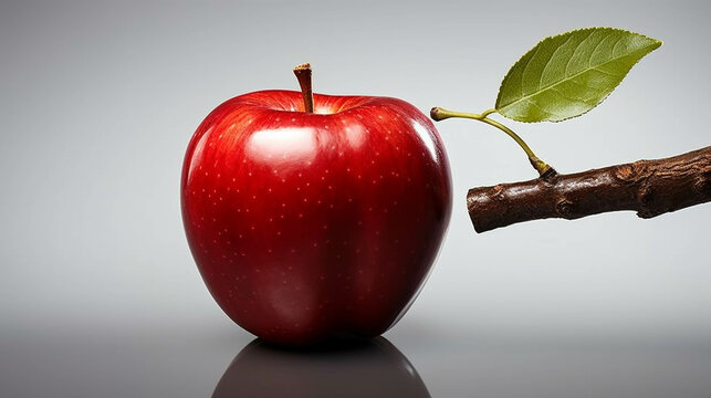 red apple  high definition(hd) photographic creative image