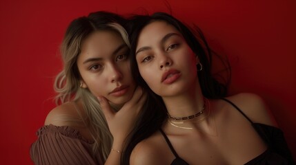 Two women posing for a picture, suitable for lifestyle blogs or social media content