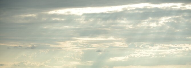 sunbeams beams of sunlight cloud photo tyndall effect texture background banner with blank space