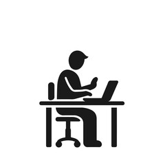 People using gadgets set. Business men, women work online, surfing internet with desktop computer, laptop, mobile phone, tablet PC. Flat graphic vector illustrations isolated on white background
