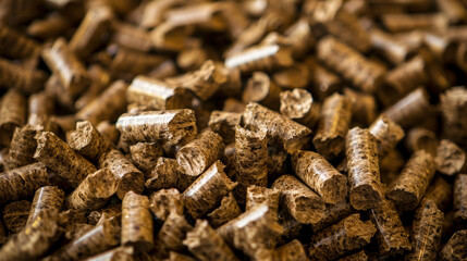 Sustainable Energy: The Power of Wood Pellets. Generative AI
