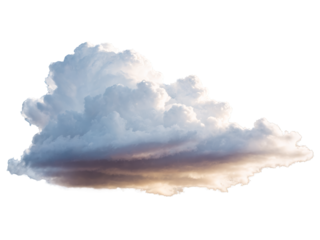 PNG of a cloud on a clear background.