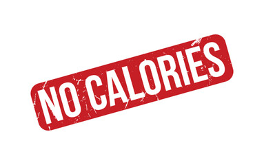 No Calories rubber grunge stamp seal vector