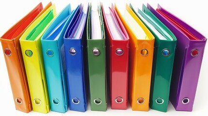 Colorful Ring Binders for Creative Expression